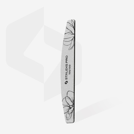 Staleks Pro EXPERT 40 Crescent Mineral-Nagelfeilen  - 100/100 grit – 25 Stück