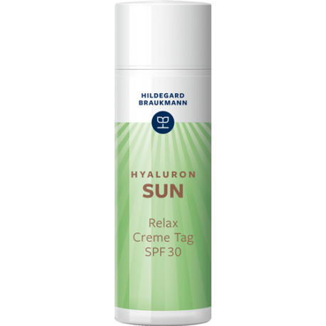 Hildegard Braukmann Hyaluron Sun Relax Creme Tag SPF 30