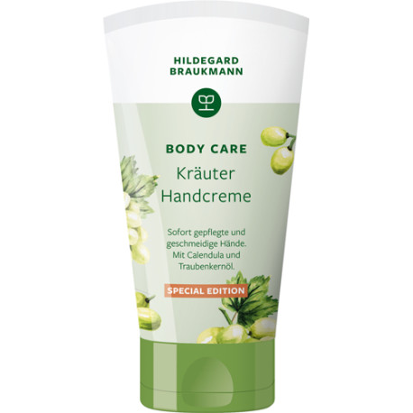 Hildegard Braukmann BODY CARE  Kräuter Handcreme 150 ml Special Edition