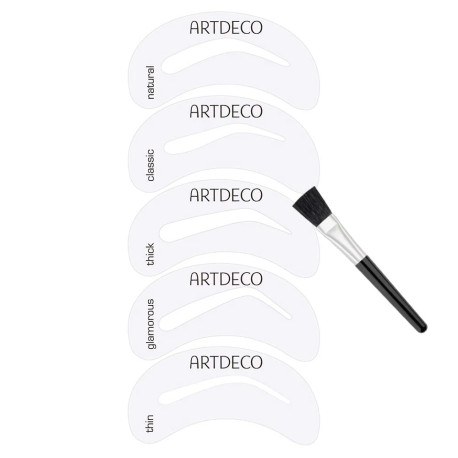 Artdeco EYE BROW STENCILS WITH BRUSH APPLICATOR